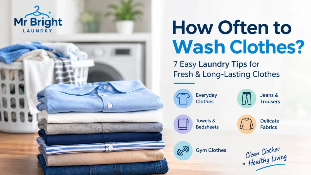 How often to wash clothes with tips for everyday clothes, jeans, towels and delicate fabrics